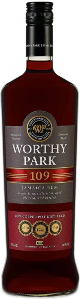 Worthy Park 109 Proof Jamaican Rum 54.5%