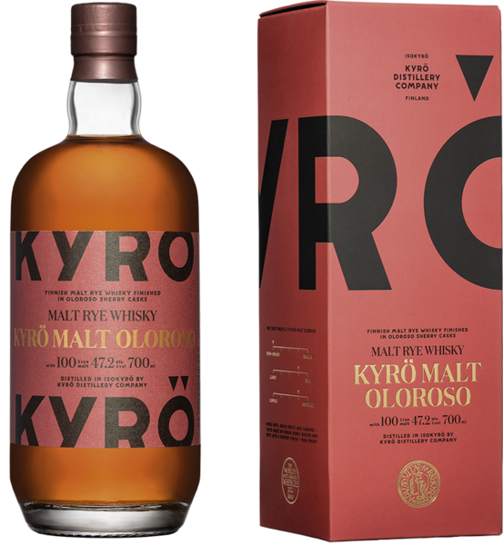 Kyrö Rye Malt Whisky Oloroso 47.2%