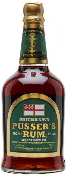 Pusser's Select Aged 151 navy overproof 75%