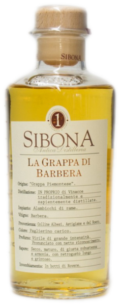 Sibona Grappa di Barbera 40%