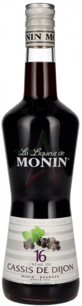 Monin Creme de Cassis de Dijon 16%