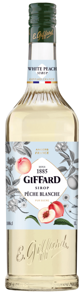 Giffard Weisser Pfirsich Sirupe