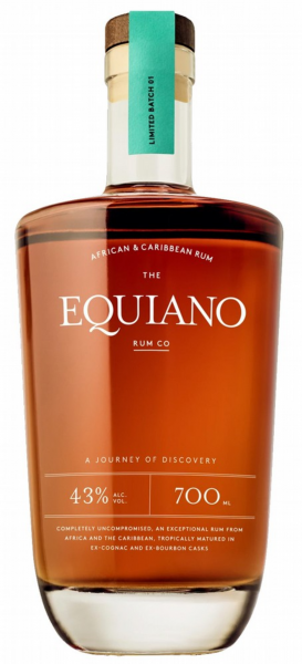 The Equiano Original African & Caribbean Rum 43%