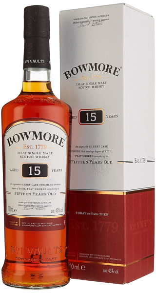 Bowmore 15yo Sherry Cask 43%