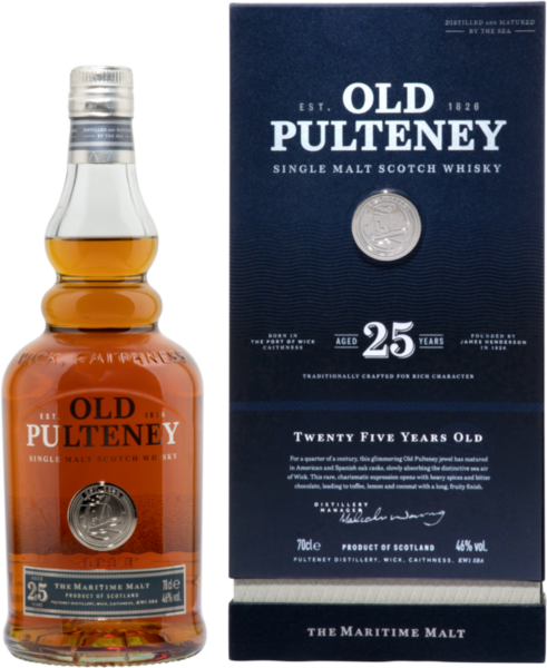 Old Pulteney 25 years old 46%