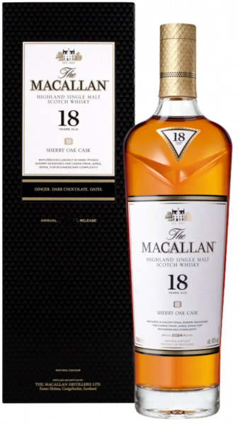 The Macallan 18yo Sherry Oak 43% Release 2024