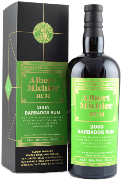 Michler`s Barbados Single Cask 2005/2020 48%