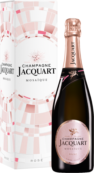 Champagne Jacquart Brut Rosé Mosaïque im Etui