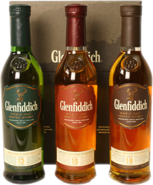 Glenfiddich 12/15/18yo Mix Pack 43%