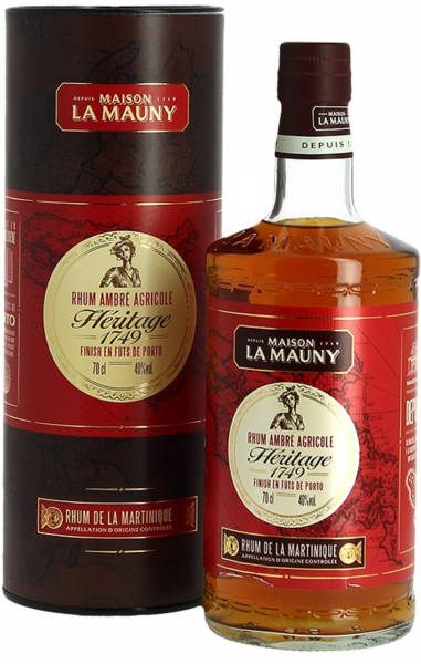 La Mauny Amber 1749 Heritage AOC 40%