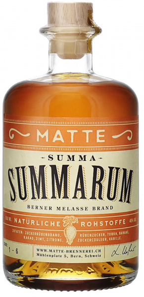 Matte Rum Summa Summarum 40%