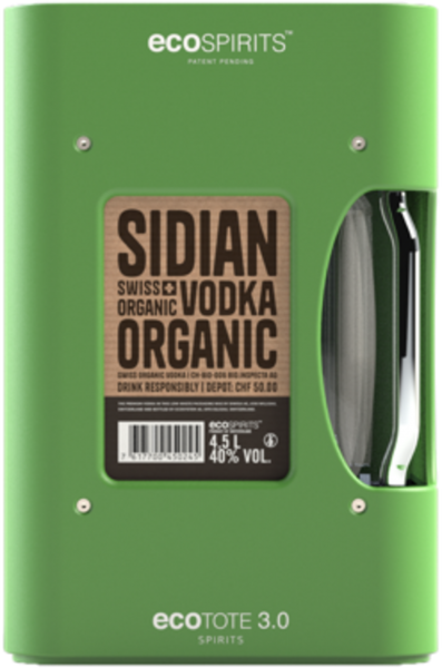 Sidian Swiss Organic Wheat Vodka ecoSpirits 40%