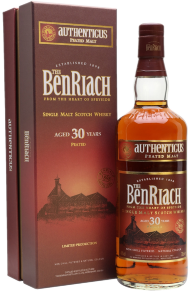 BenRiach Authenticus Peated 30yo 46%