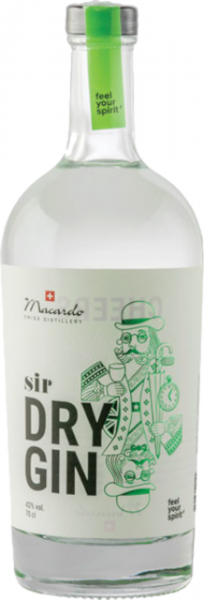 Macardo Sir Dry Swiss Gin 42%