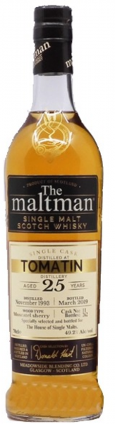 The Maltman Tomatin 25y Moscatel Finish 49.2%